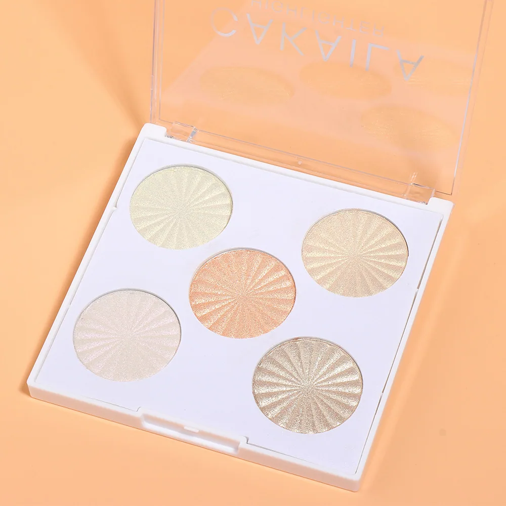 Foreign trade exclusive: CAKAILA 5-color baking powder, high gloss powder, and contouring powder 16