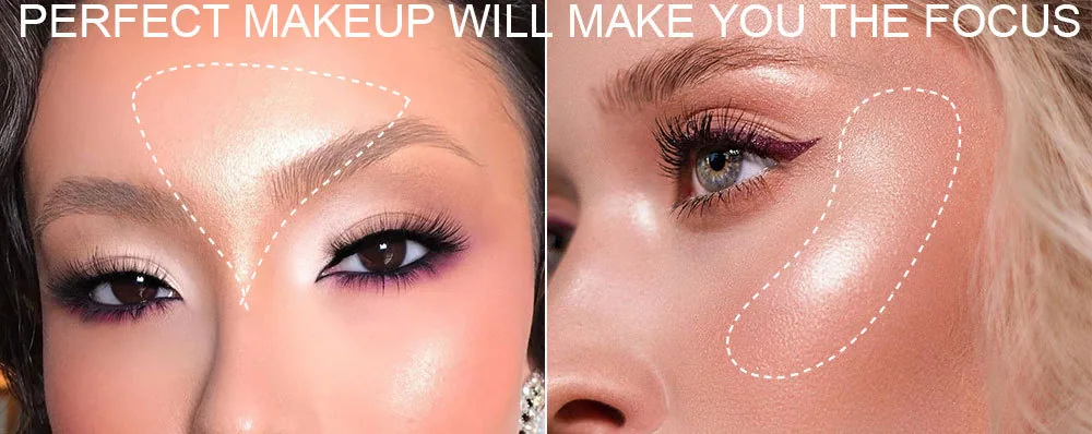 Foreign trade exclusive: CAKAILA 5-color baking powder, high gloss powder, and contouring powder 6