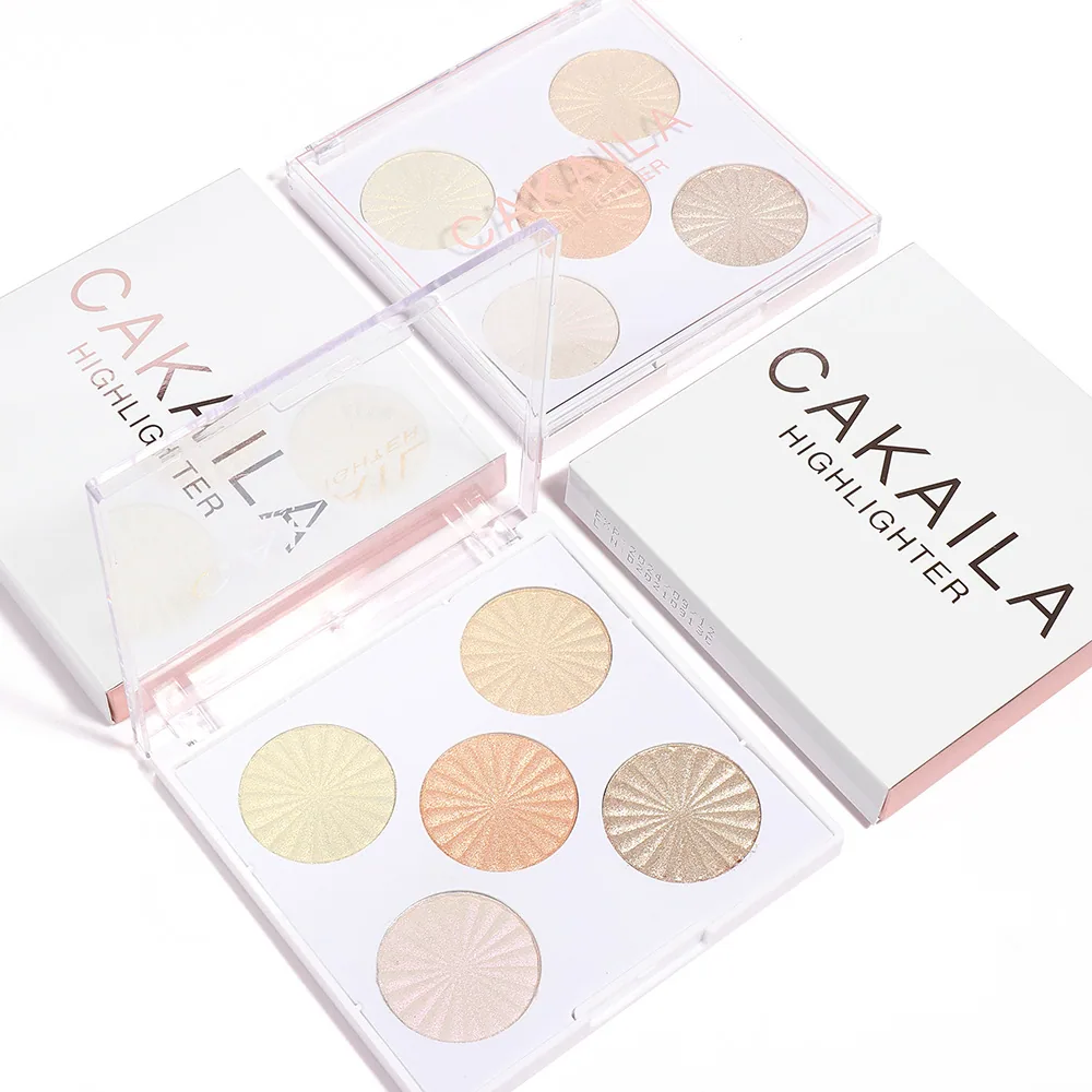 Foreign trade exclusive: CAKAILA 5-color baking powder, high gloss powder, and contouring powder 15
