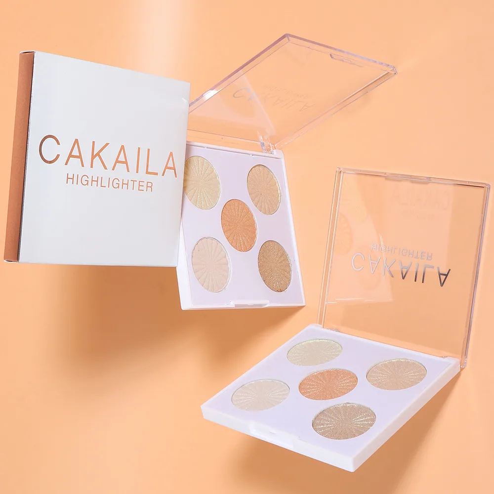 Foreign trade exclusive: CAKAILA 5-color baking powder, high gloss powder, and contouring powder 14