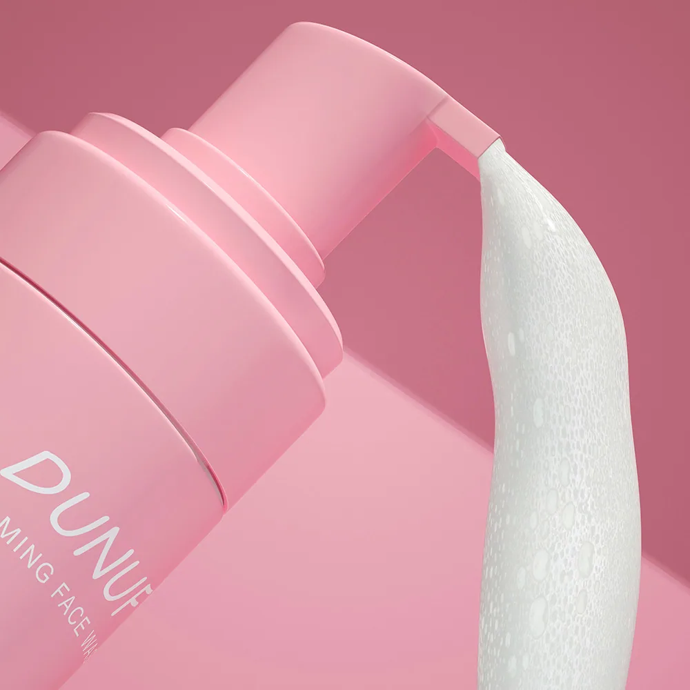 DUNUF cleaning foam glycerin hyaluronic acid moisturizing facial cleanser 12
