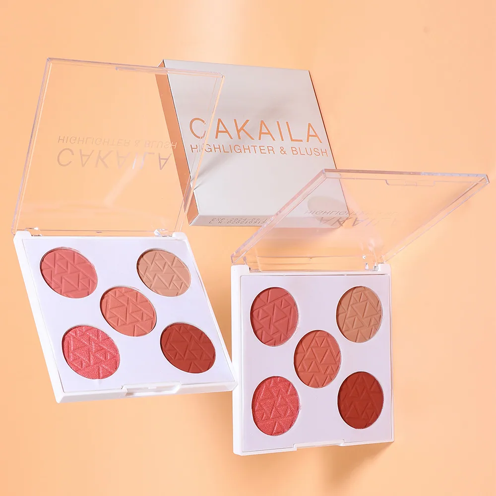 Exclusive supply for foreign trade: CAKAILA five color powder blusher matte rouge powder blusher