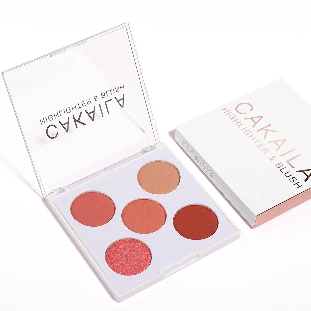 Exclusive supply for foreign trade: CAKAILA five color powder blusher matte rouge powder blusher 17