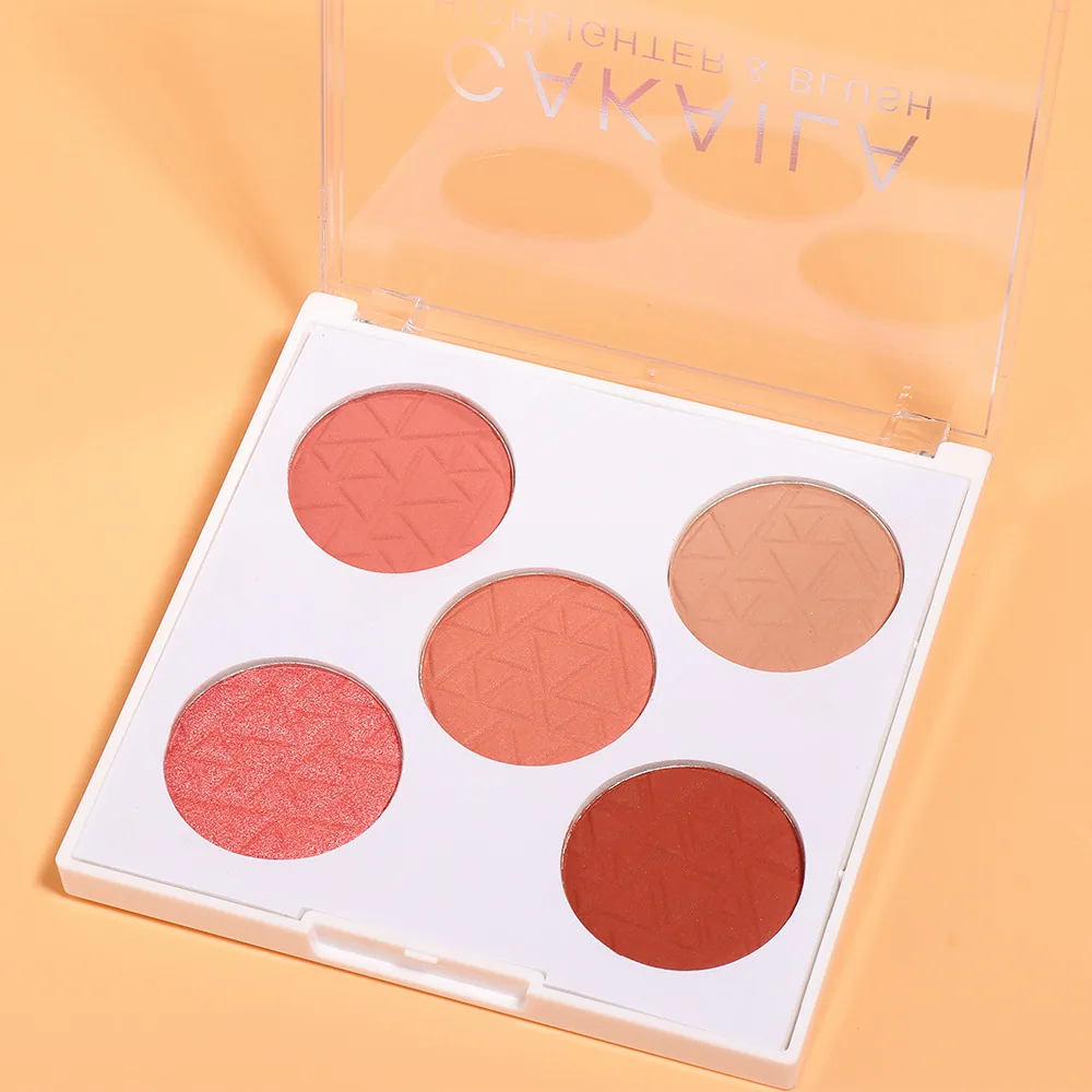 Exclusive supply for foreign trade: CAKAILA five color powder blusher matte rouge powder blusher 19