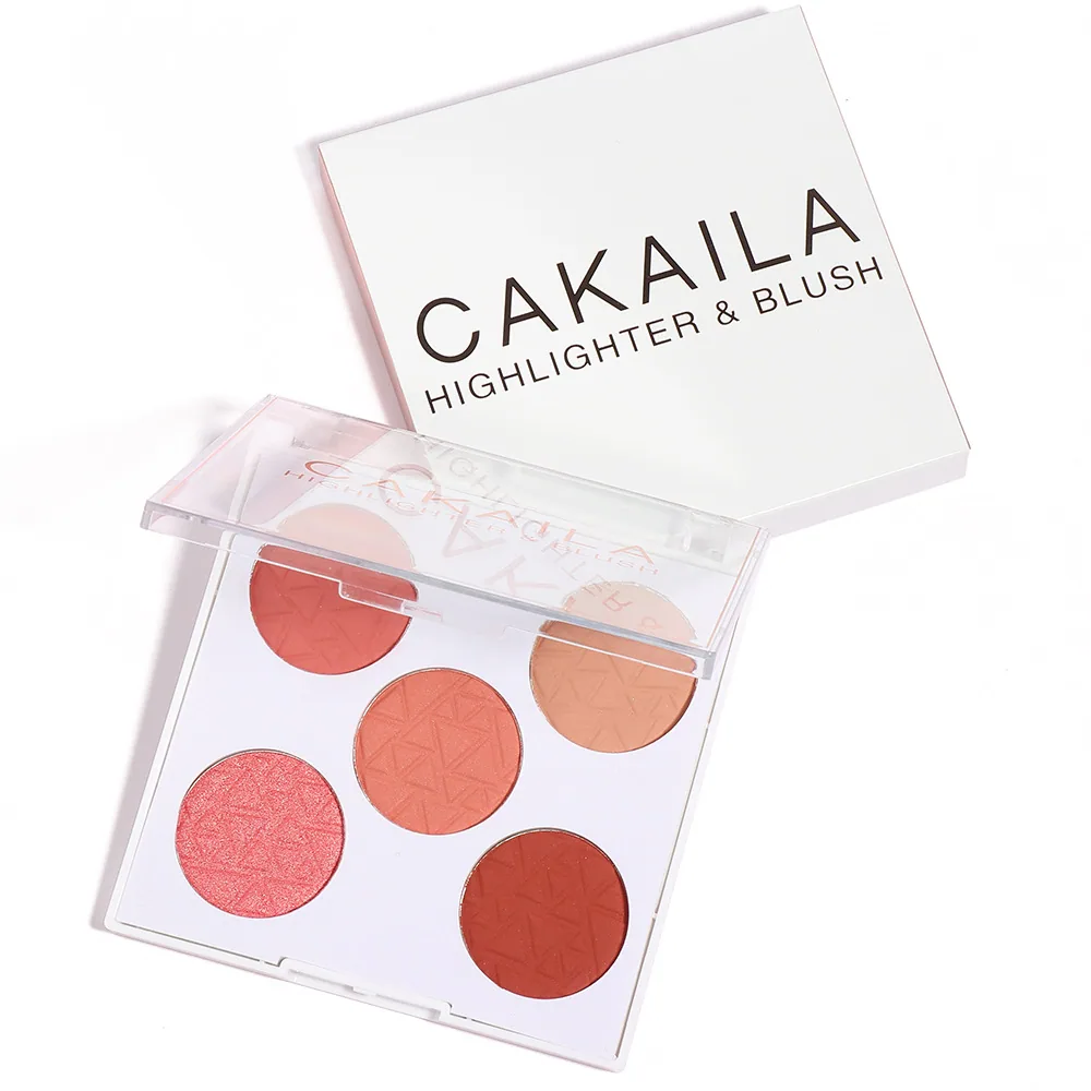 Exclusive supply for foreign trade: CAKAILA five color powder blusher matte rouge powder blusher 14