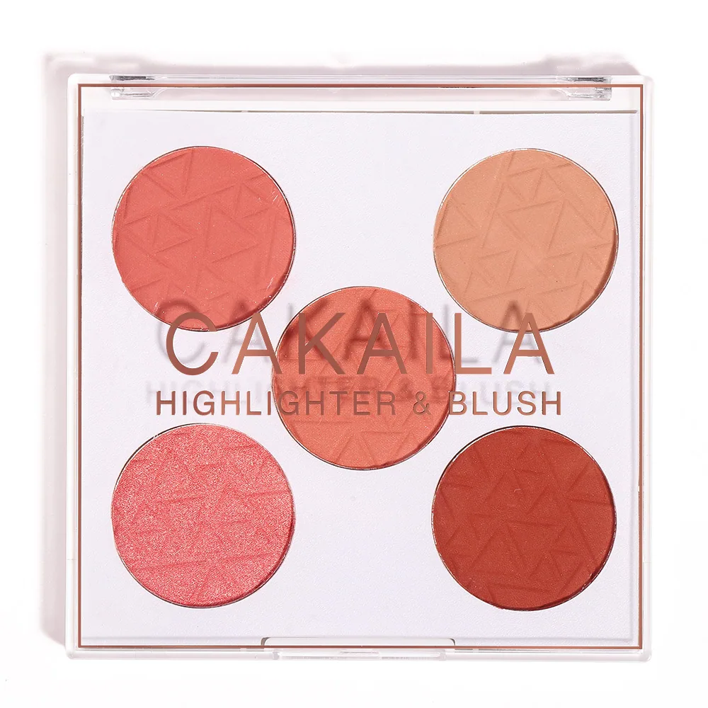 Exclusive supply for foreign trade: CAKAILA five color powder blusher matte rouge powder blusher 13