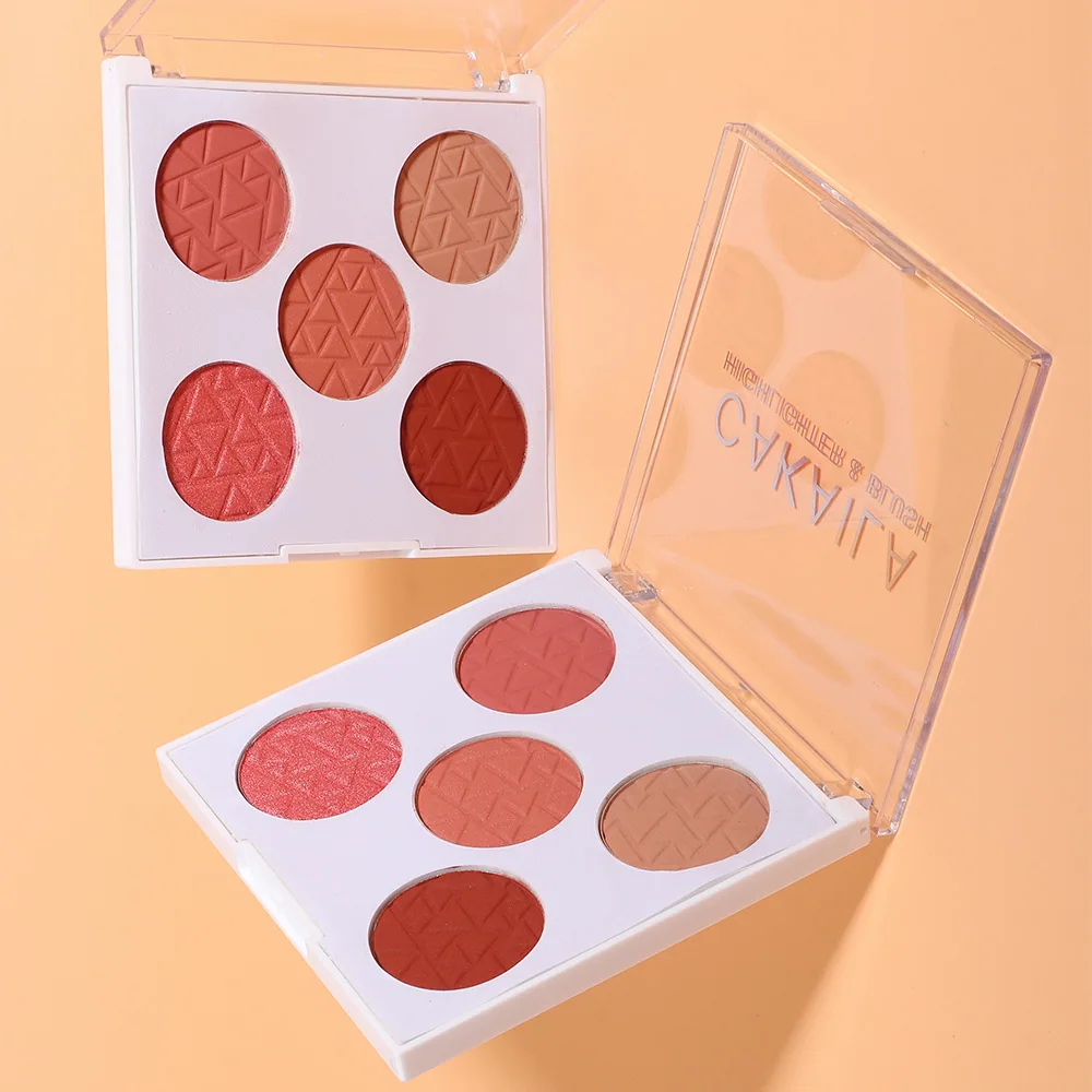 Exclusive supply for foreign trade: CAKAILA five color powder blusher matte rouge powder blusher 24