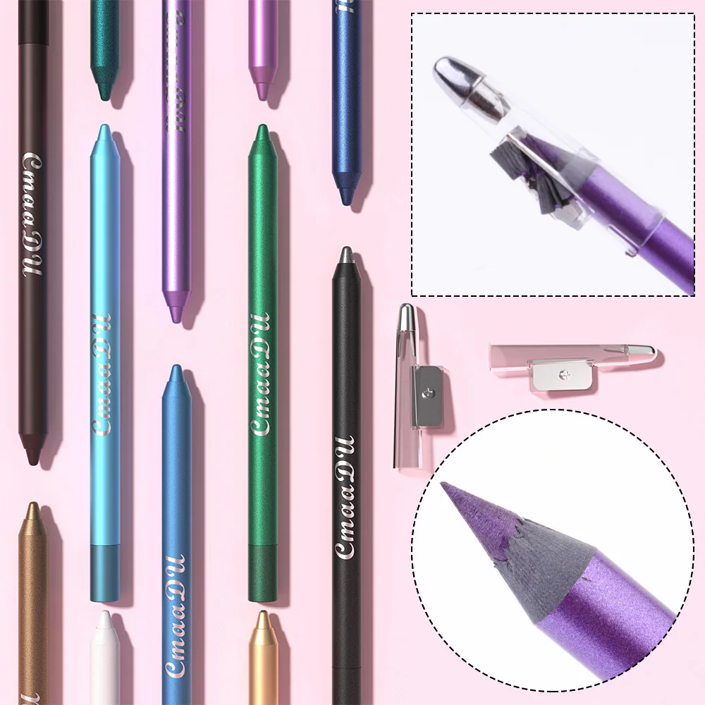For foreign trade: CmaaDu 12 color Lying Silkworm eye shadow eyeliner Pen Tong 20