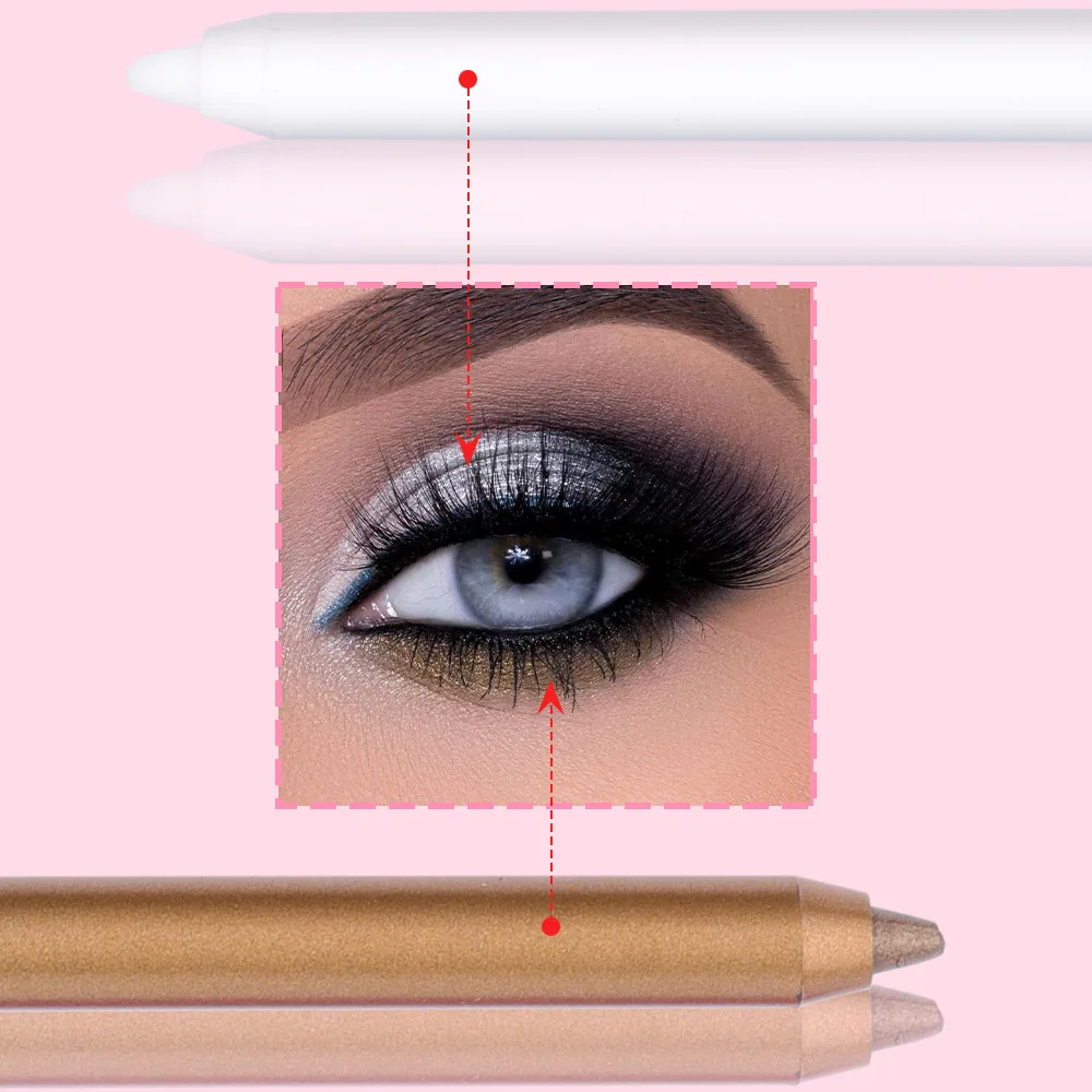 For foreign trade: CmaaDu 12 color Lying Silkworm eye shadow eyeliner Pen Tong 10