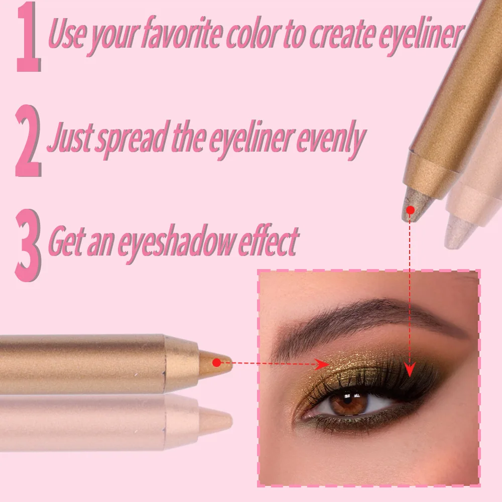 For foreign trade: CmaaDu 12 color Lying Silkworm eye shadow eyeliner Pen Tong 11