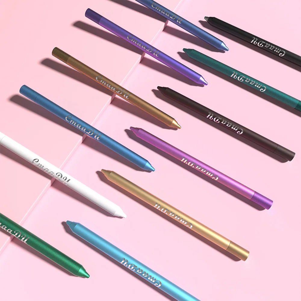 For foreign trade: CmaaDu 12 color Lying Silkworm eye shadow eyeliner Pen Tong 8