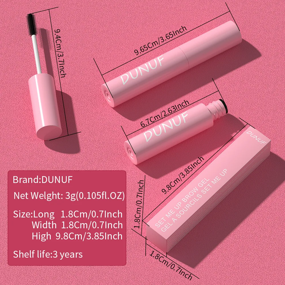 DUNUF durable waterproof transparent gel eyebrow styling cream - Massage Cream/gel/other 11