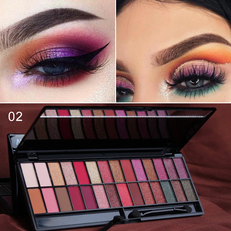 Special supply for foreign trade: cmaadu 28 color matte pearl eye shadow plate 2