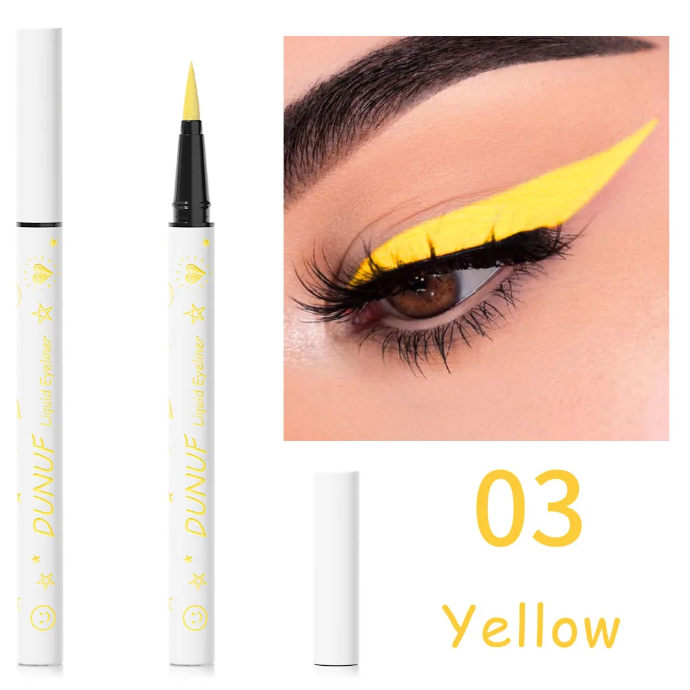 DUNUF 12 color eyeliner liquid durable waterproof 3