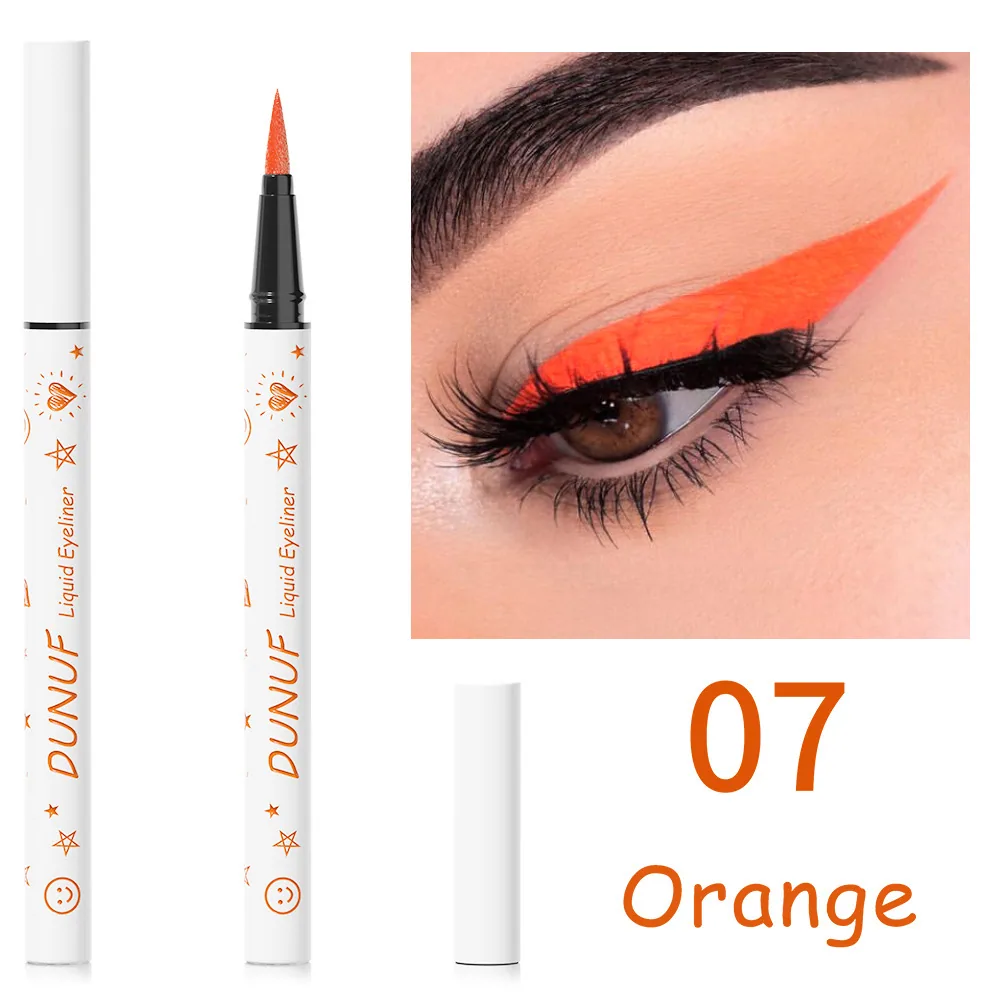 DUNUF 12 color eyeliner liquid durable waterproof 7