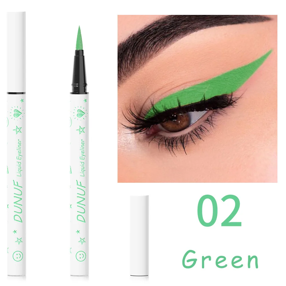 DUNUF 12 color eyeliner liquid durable waterproof 2