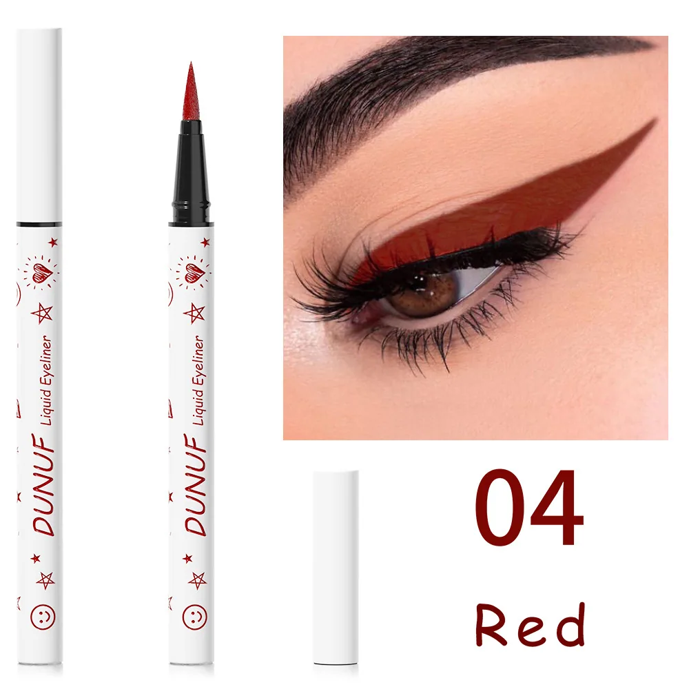 DUNUF 12 color eyeliner liquid durable waterproof 4