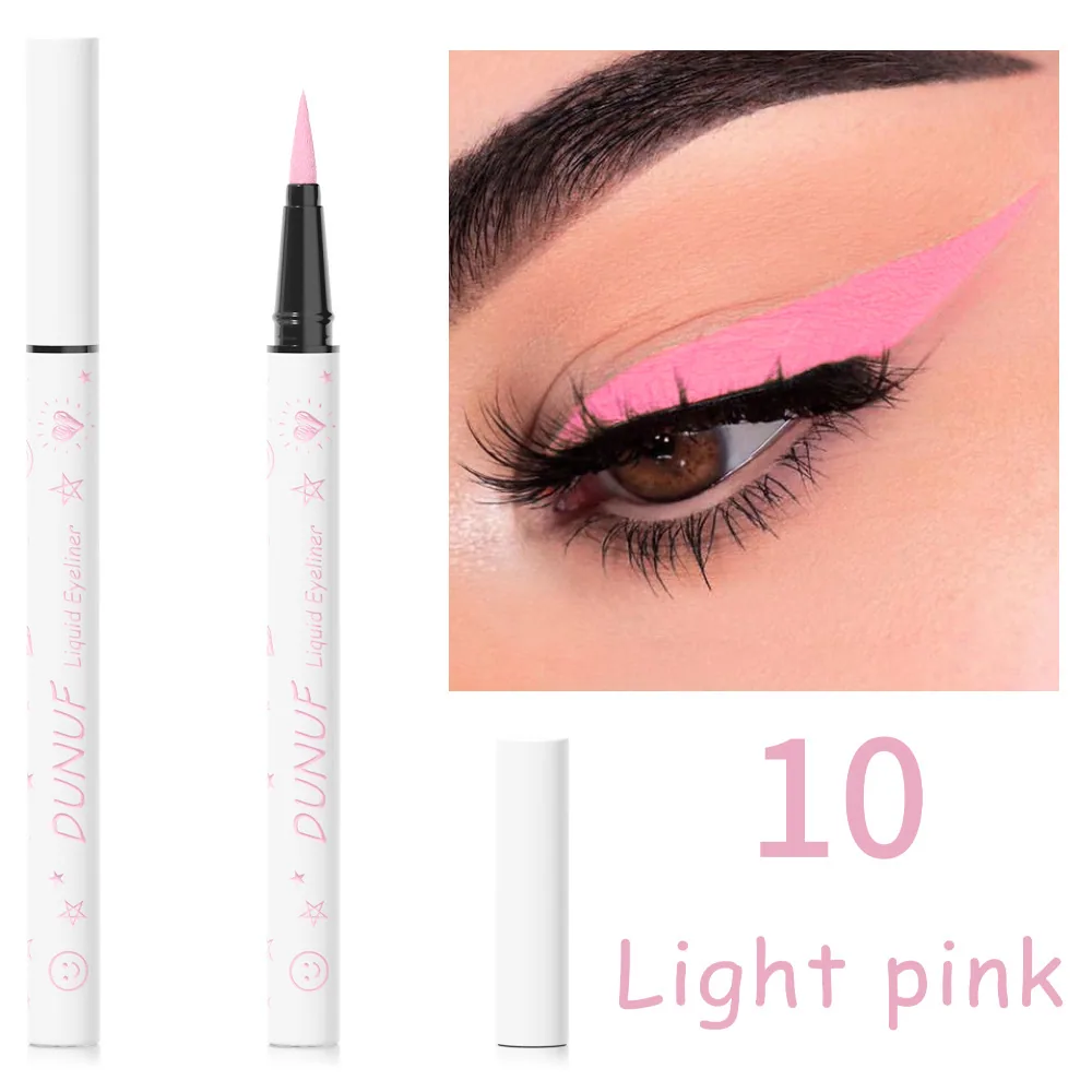 DUNUF 12 color eyeliner liquid durable waterproof 10