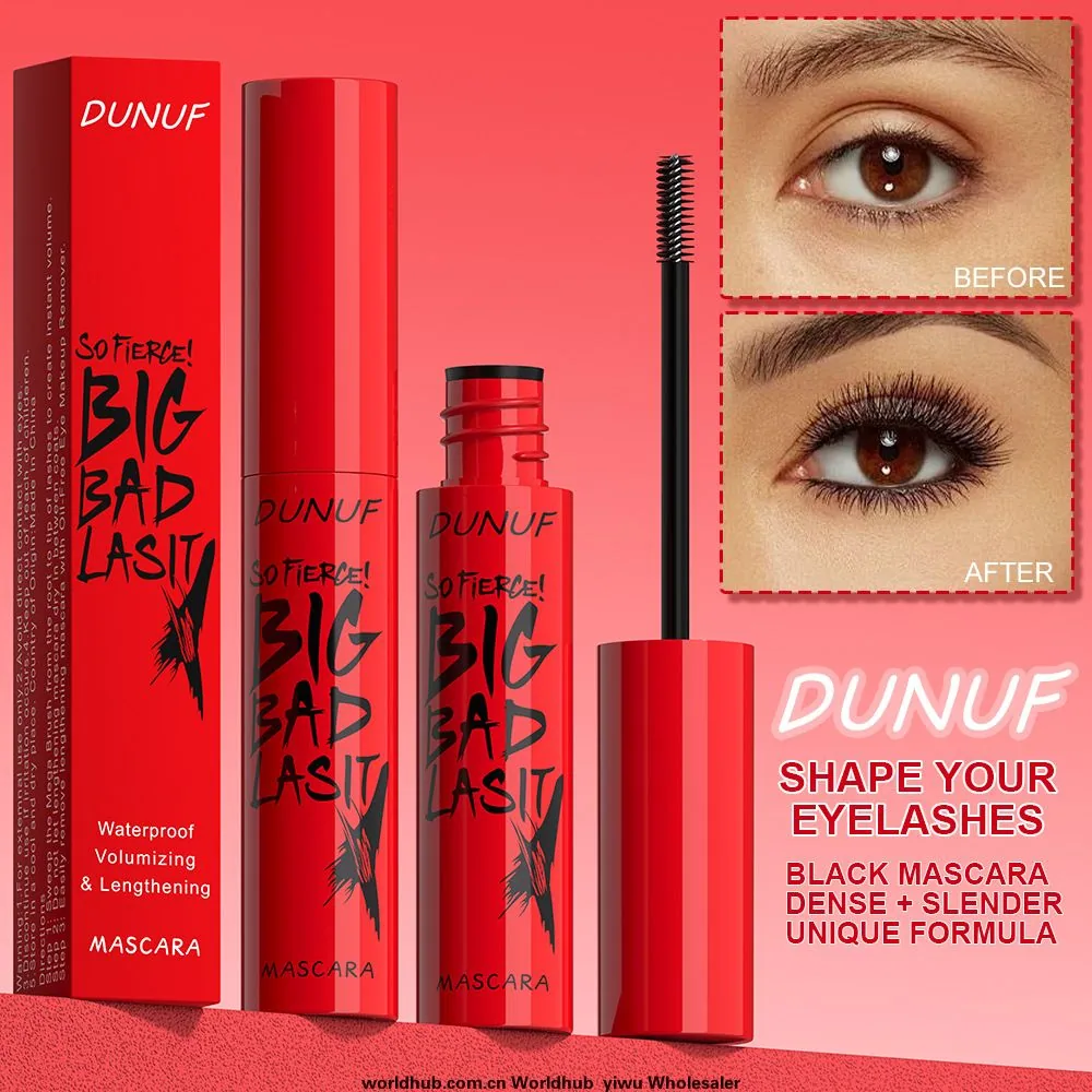 DUNUF durable, slim, dense, waterproof, curly, not easy to smudge eye black