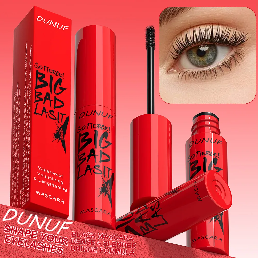 DUNUF durable, slim, dense, waterproof, curly, not easy to smudge eye black 15