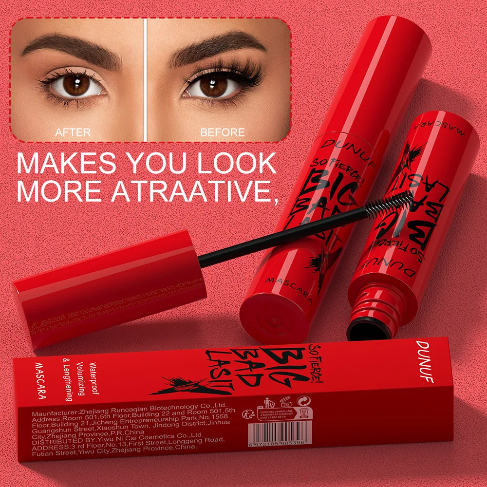 DUNUF durable, slim, dense, waterproof, curly, not easy to smudge eye black 17