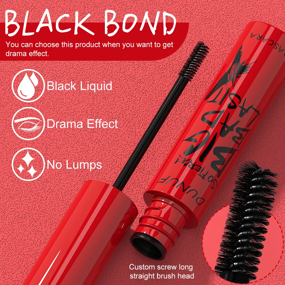 DUNUF durable, slim, dense, waterproof, curly, not easy to smudge eye black 20