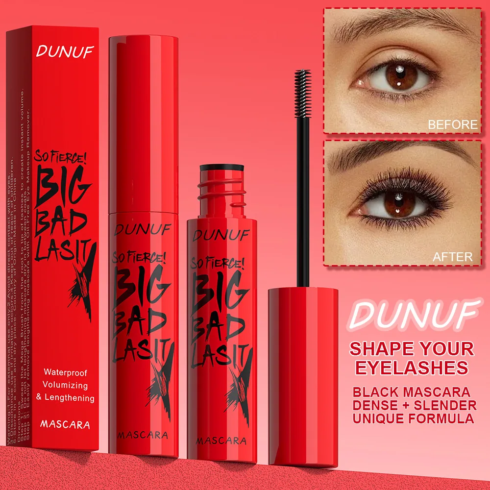 DUNUF durable, slim, dense, waterproof, curly, not easy to smudge eye black 8