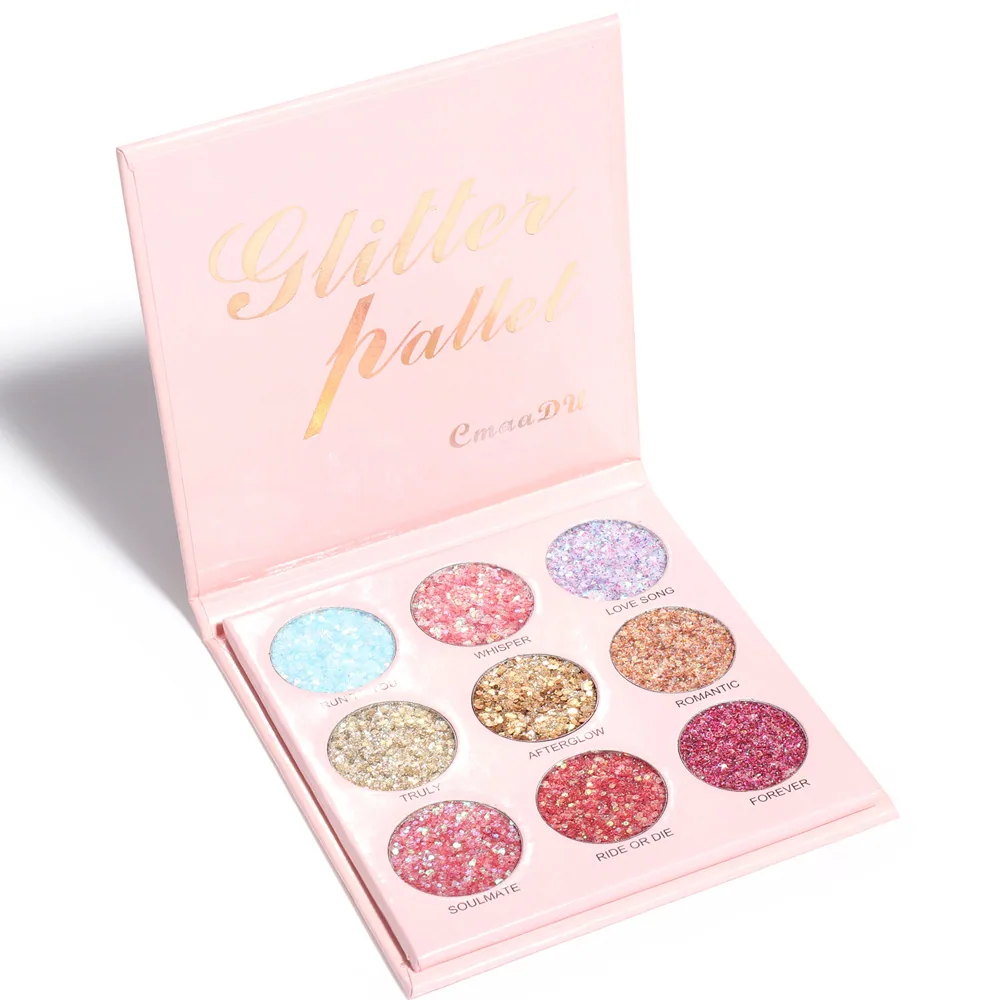 Special supply for foreign trade: CmaaDu 9 color shiny eye shadow 6