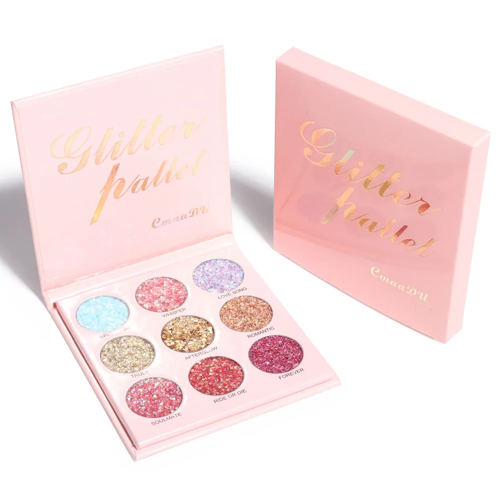Special supply for foreign trade: CmaaDu 9 color shiny eye shadow 7