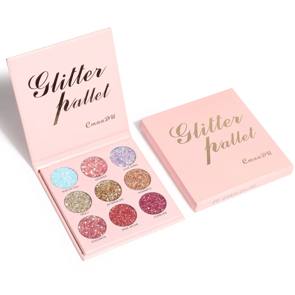 Special supply for foreign trade: CmaaDu 9 color shiny eye shadow 5