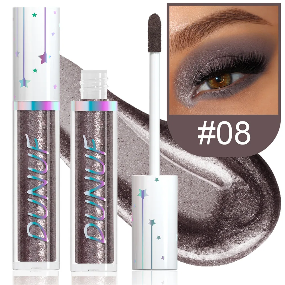 DUNUF 24 color liquid eye shadow Pearl lasting waterproof eye shadow 8