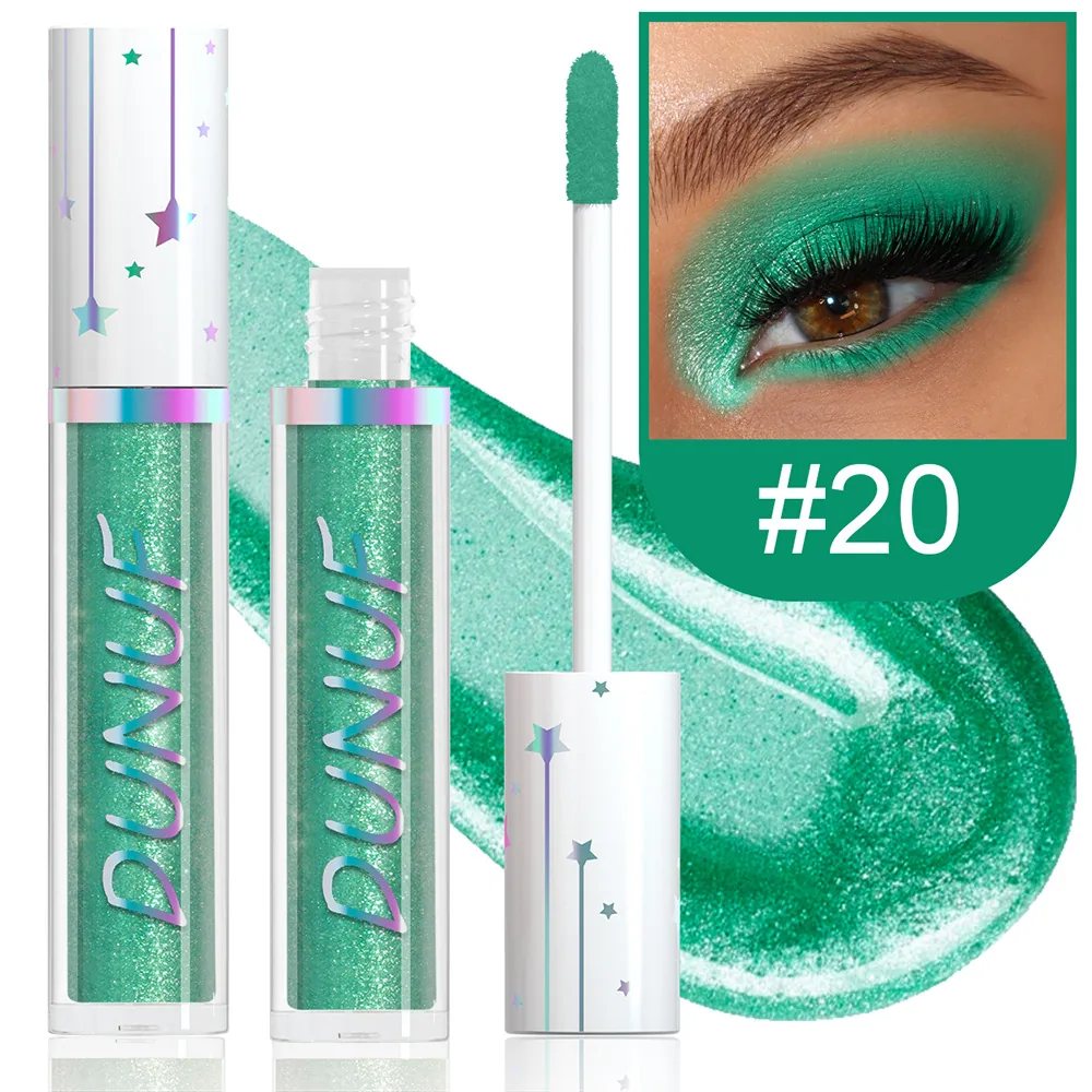 DUNUF 24 color liquid eye shadow Pearl lasting waterproof eye shadow 20