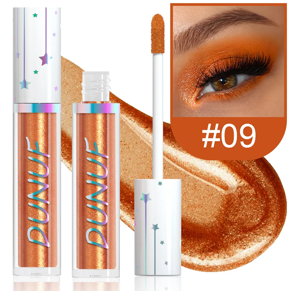 DUNUF 24 color liquid eye shadow Pearl lasting waterproof eye shadow 9