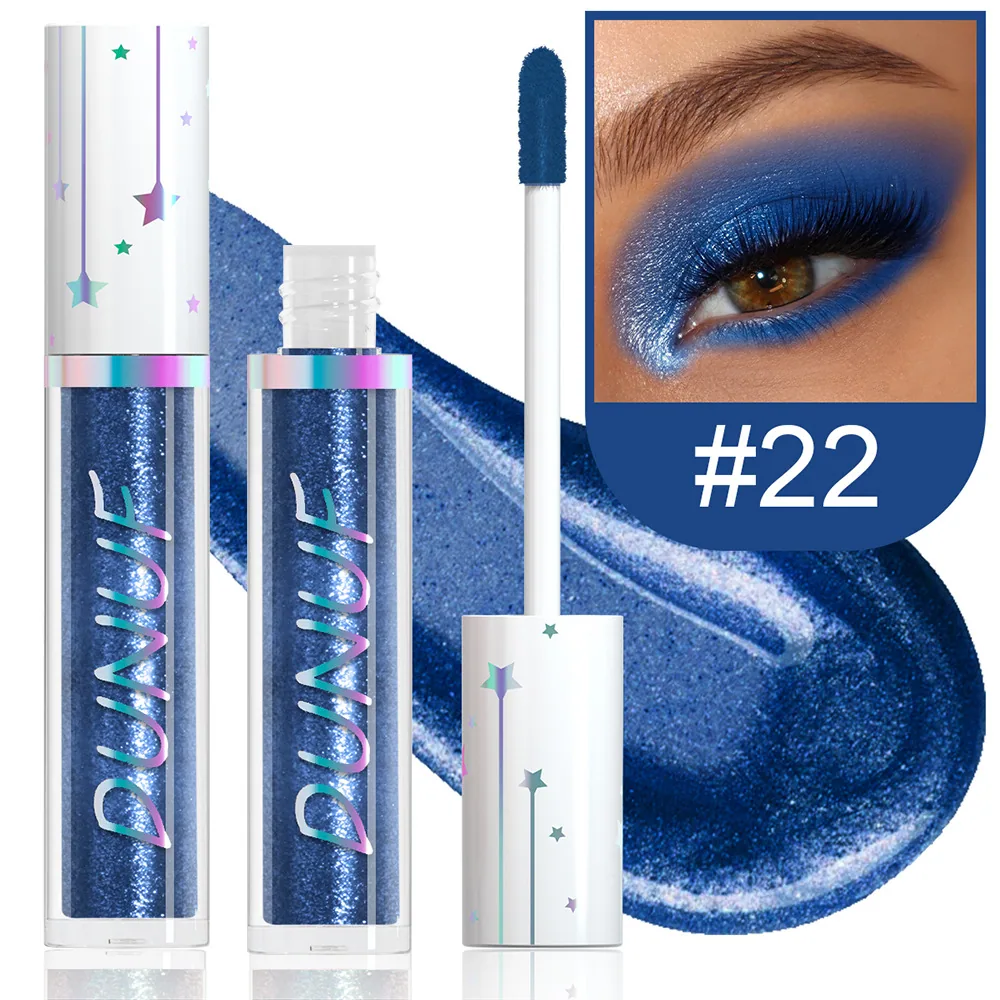DUNUF 24 color liquid eye shadow Pearl lasting waterproof eye shadow 22