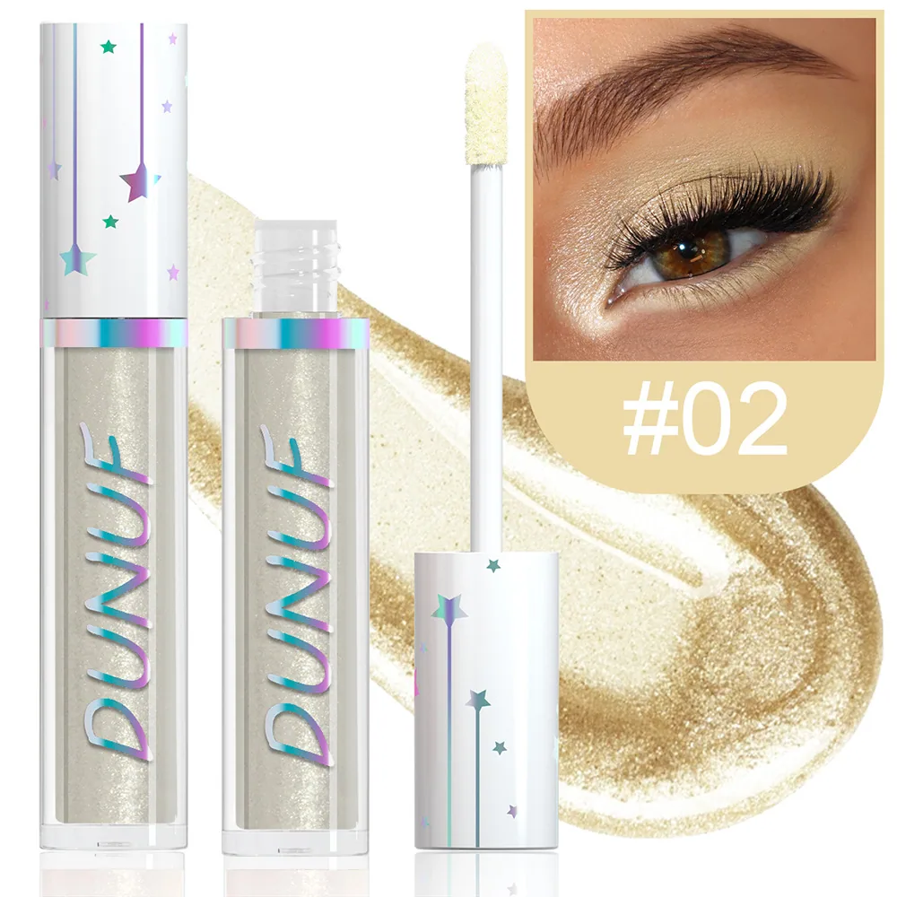 DUNUF 24 color liquid eye shadow Pearl lasting waterproof eye shadow 2