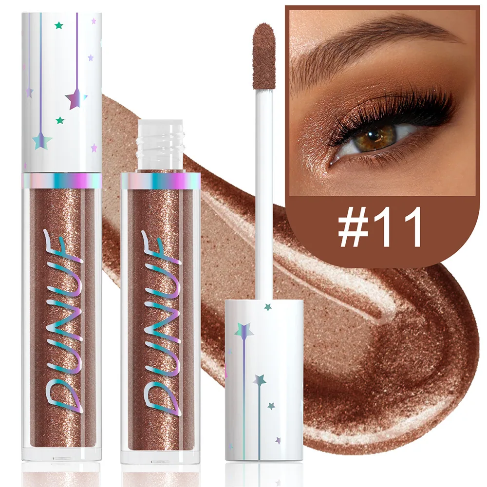 DUNUF 24 color liquid eye shadow Pearl lasting waterproof eye shadow 11