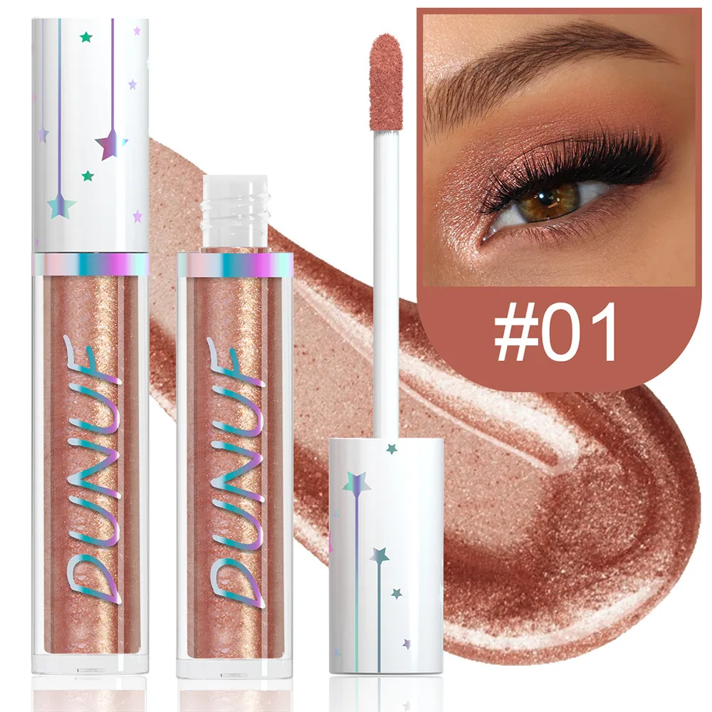 DUNUF 24 color liquid eye shadow Pearl lasting waterproof eye shadow