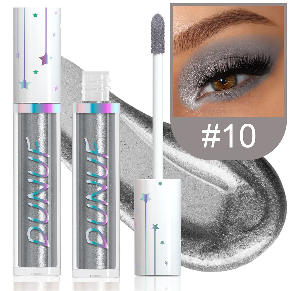 DUNUF 24 color liquid eye shadow Pearl lasting waterproof eye shadow 10