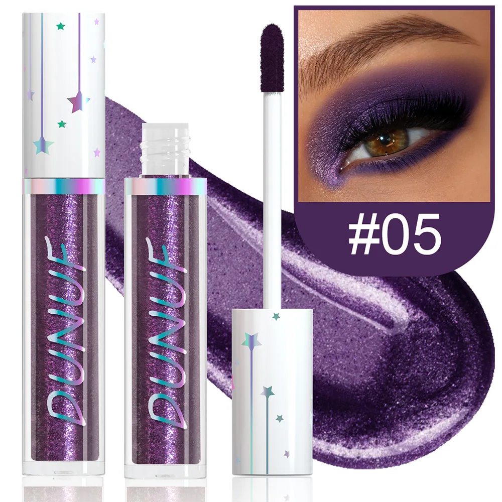 DUNUF 24 color liquid eye shadow Pearl lasting waterproof eye shadow 5
