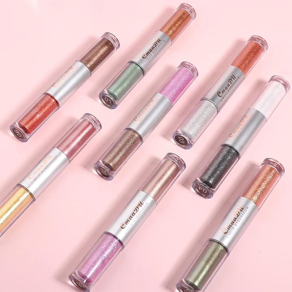 Special supply for foreign trade: CmaaDu 16 color 8 piece pearl gloss water eye shadow 15