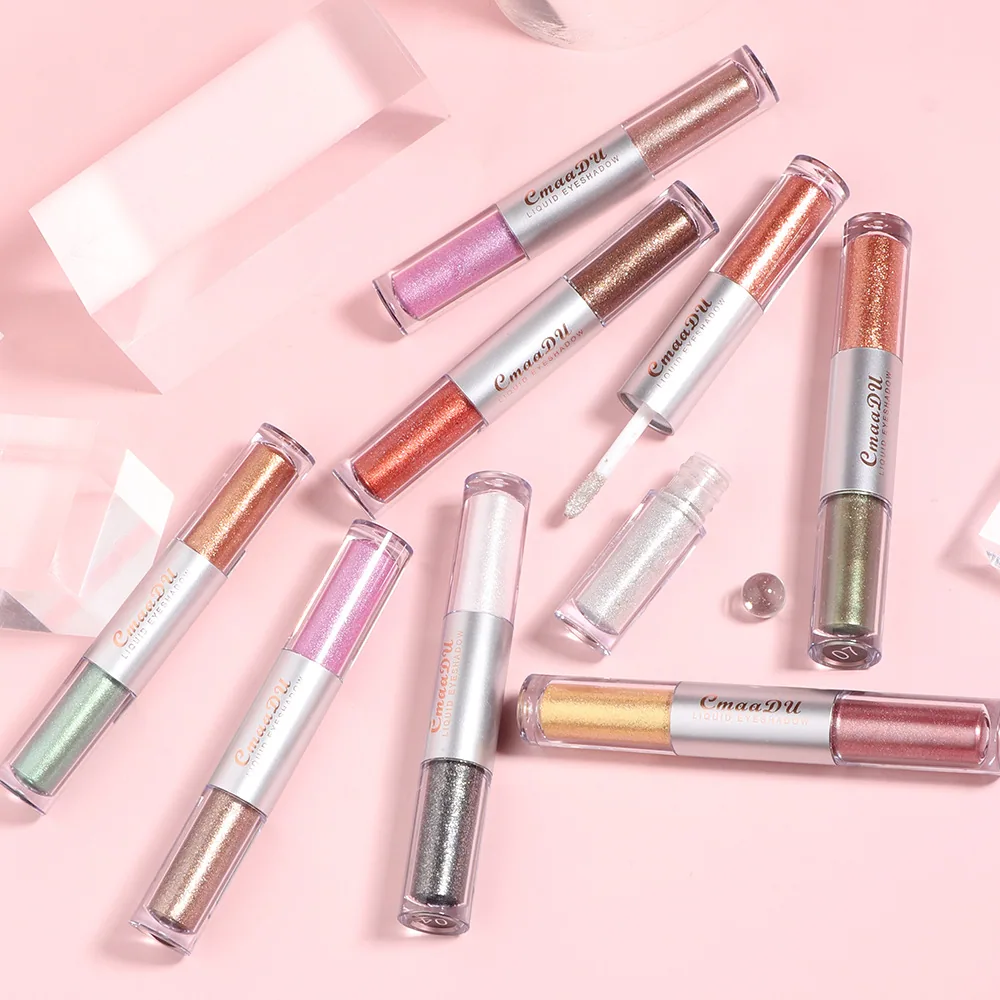 Special supply for foreign trade: CmaaDu 16 color 8 piece pearl gloss water eye shadow 14