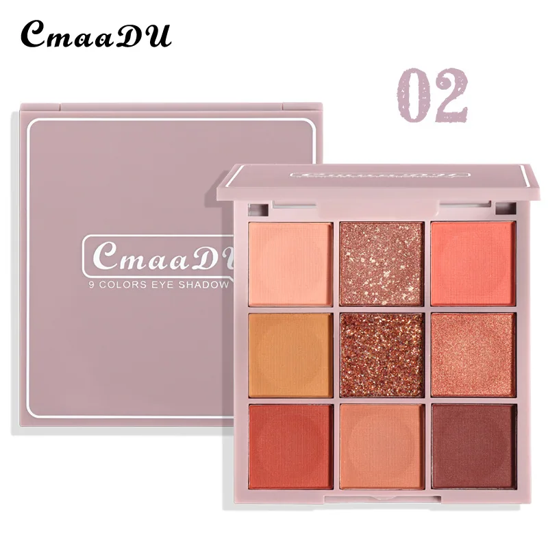 CmaaDU 9-color keyboard fingertip eye shadow disk 2