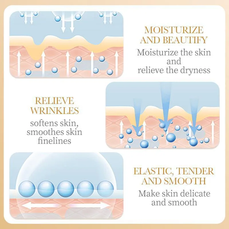 SADOER collagen facial mask size specification chart with unit pcs, anti-wrinkle moisturizing brightening for foreign trade b
