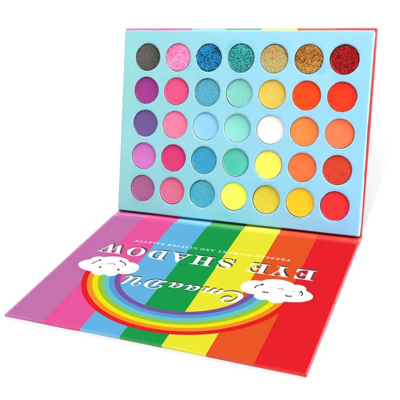 CmaaDu 35 color rainbow eye shadow plate 4