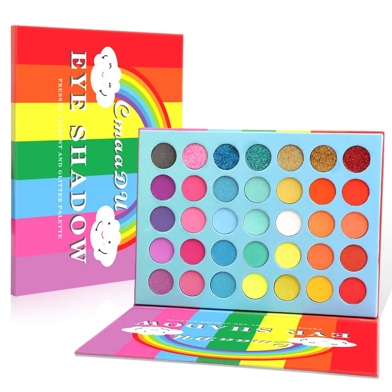 CmaaDu 35 color rainbow eye shadow plate 2