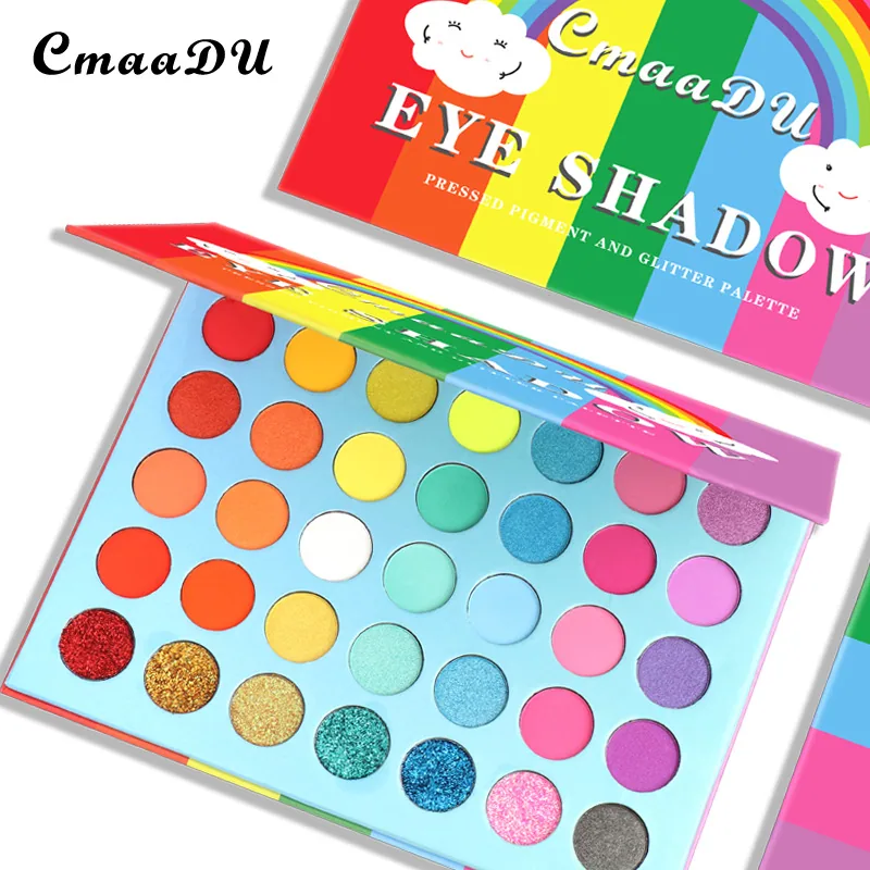 CmaaDu 35 color rainbow eye shadow plate 6