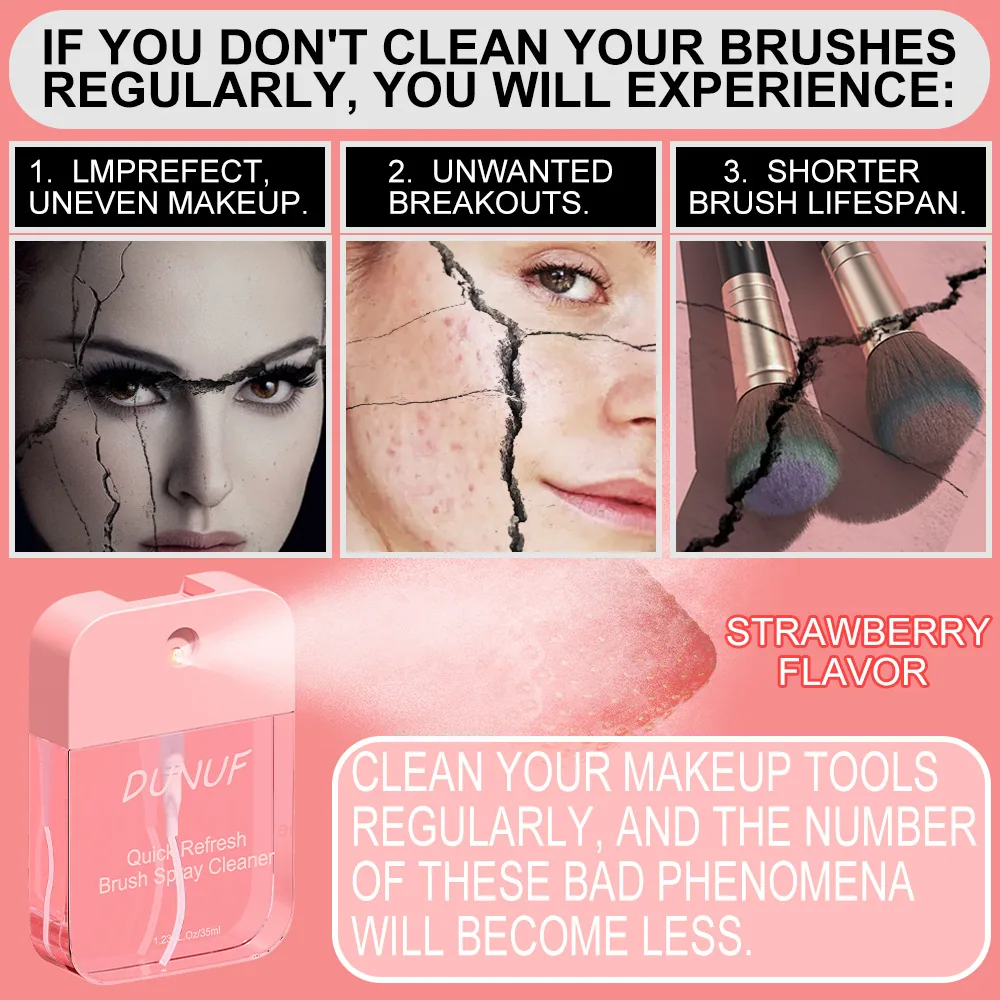 DUNUF35ML Makeup spray Tool Cleaner 4