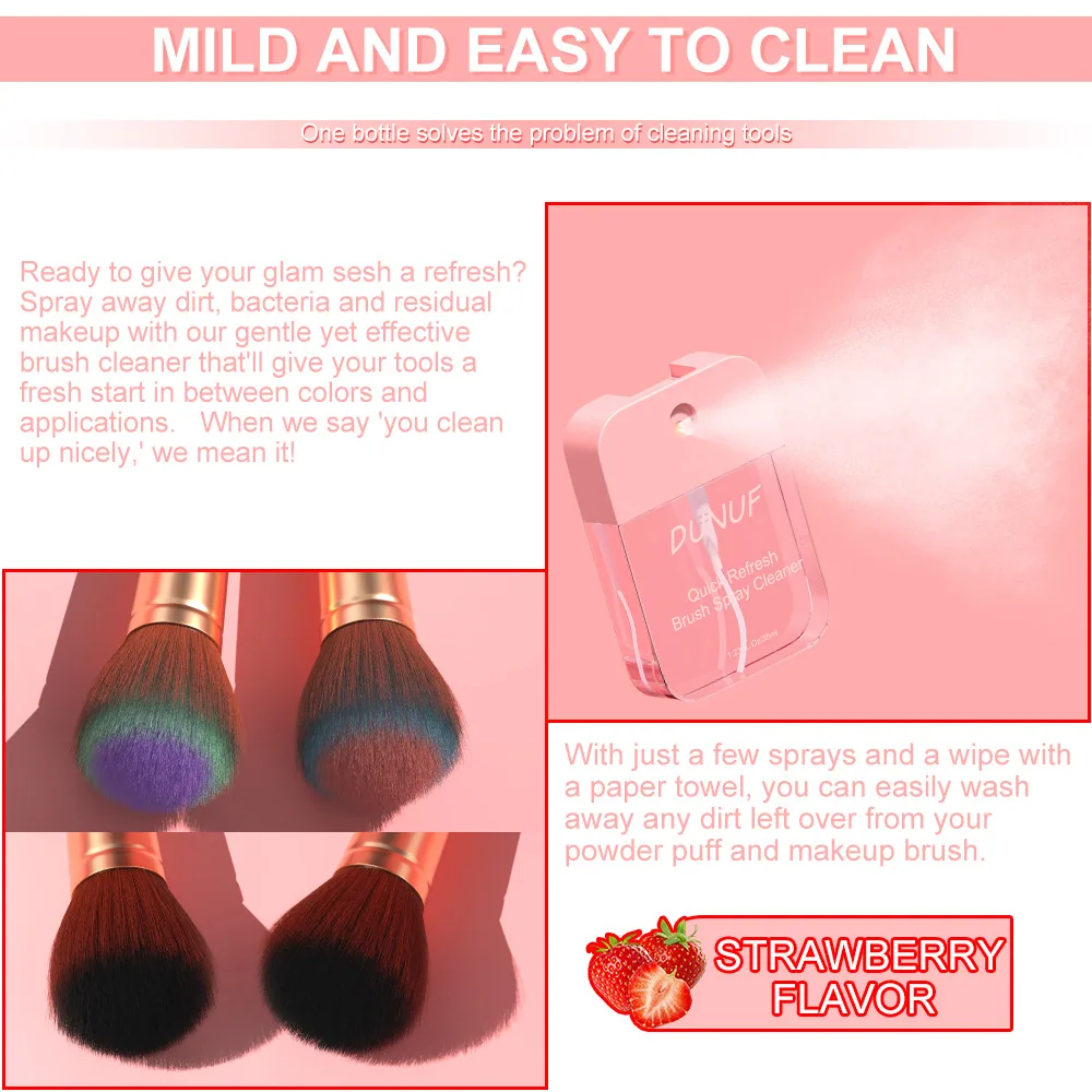 DUNUF35ML Makeup spray Tool Cleaner 13