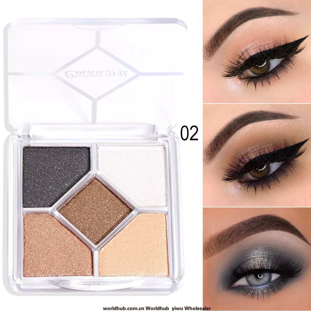 For foreign trade: CmaaDU 5-color eye shadow 2