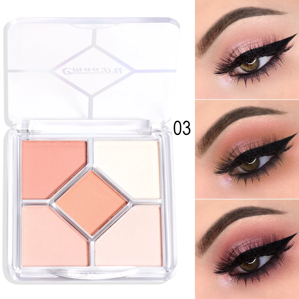 CmaaDu 12 color matte metal flash eye shadow plate 3